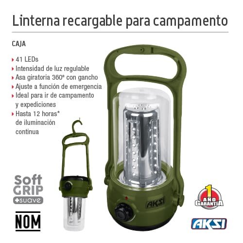 AKSI Lámpara Camping LED